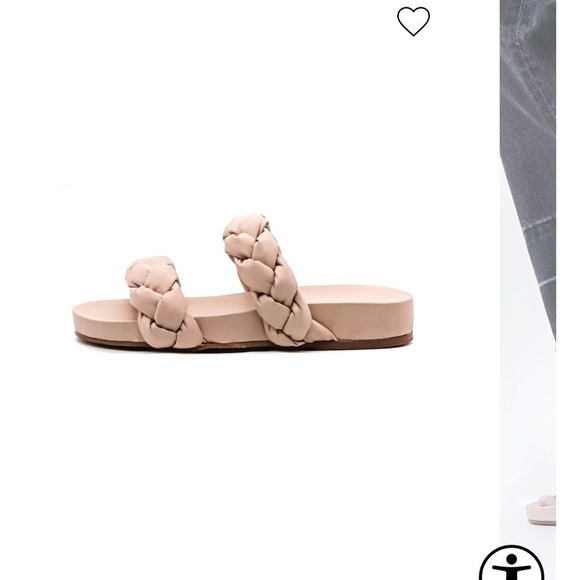 Kaanas Coco Chunky Braided Slides Size 7 - Picture 6 of 7